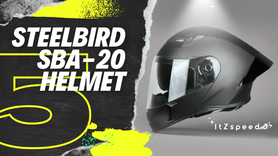 Steelbird SBA-20 Helmet: The Perfect Balance of Comfort and Durability - ItZspeed Official