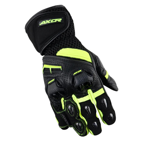 Axor Gator Riding Gloves Green Color